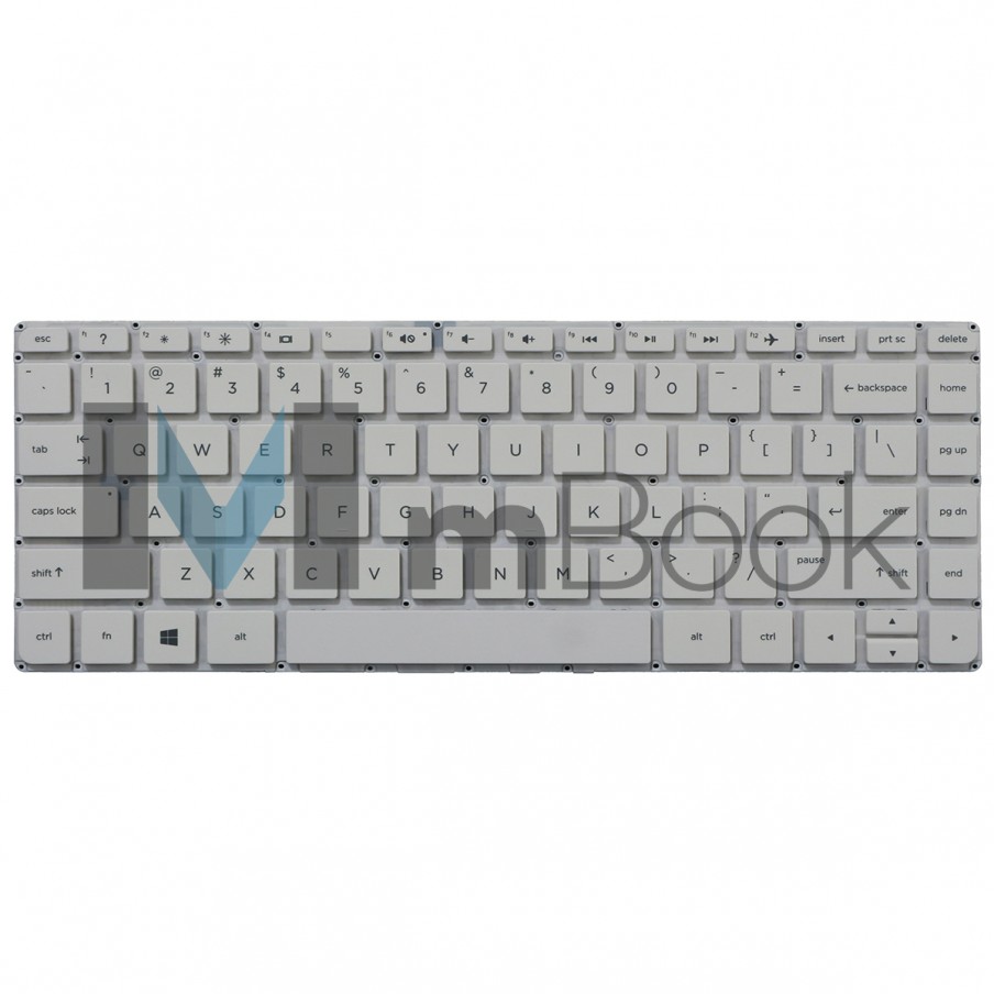 Teclado para HP Pavilion compatível com 757318-001 Layout US