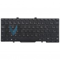 Teclado para Dell compatível com DELL LATITUDE 7400 BR com Ç