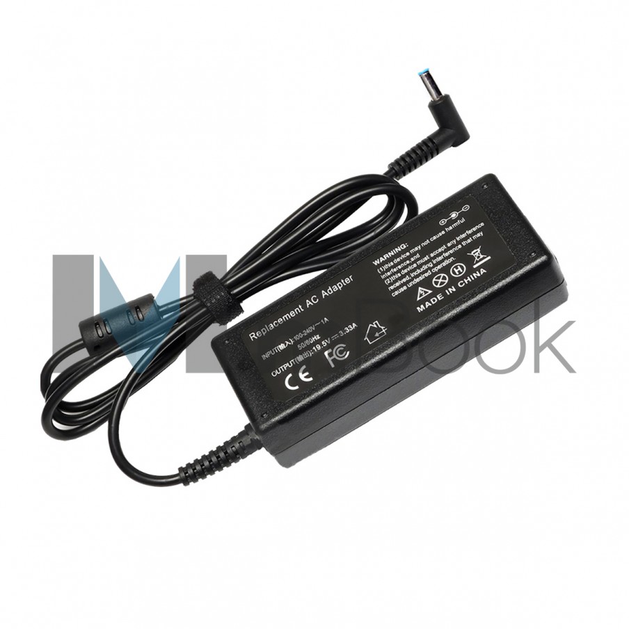 Fonte Carregador para HP 65w 19.5v - 3.33a Pino Azul