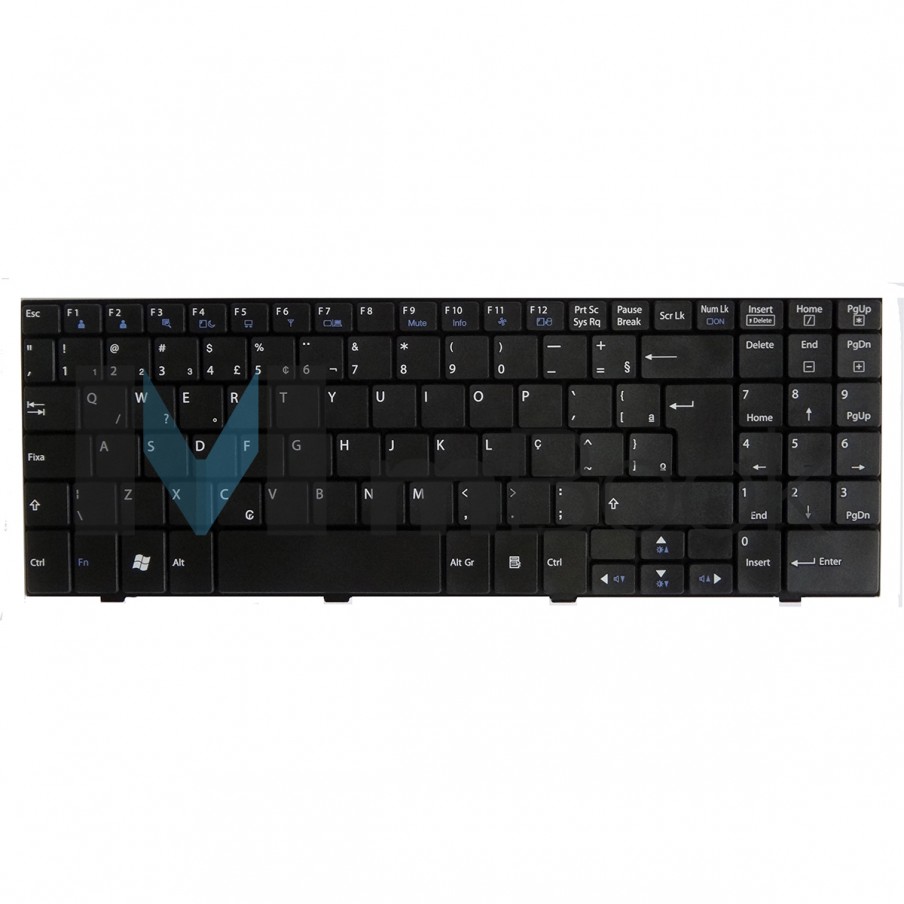 Teclado Notebook para LG A510 / A520 Padrão Abnt (br Com Ç)