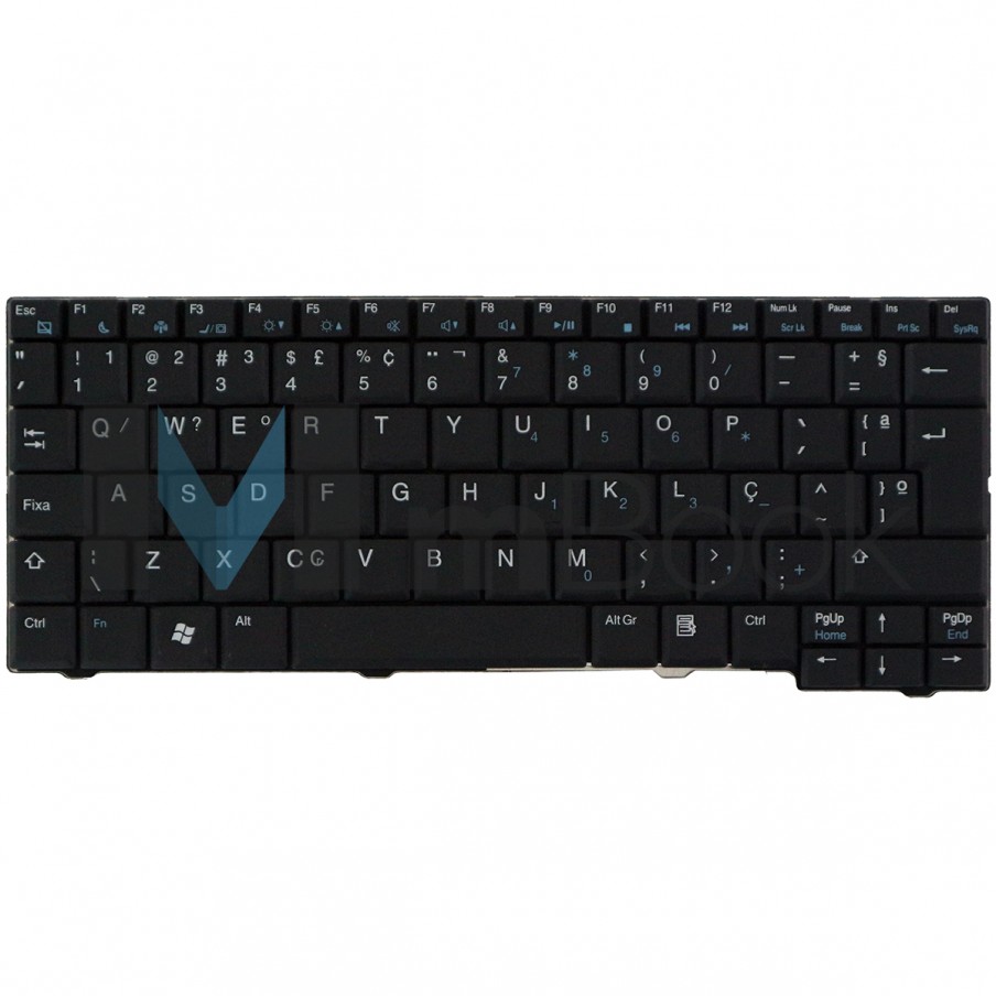 Teclado para Acer Aspire Zg5 A110 A150 D150 D250 Nsk-ajf1b Ç