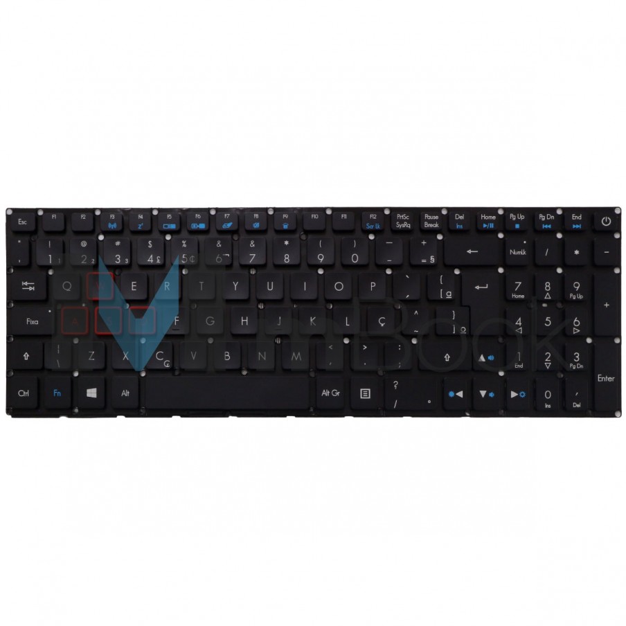 Teclado para Acer Aspire VX5-591G, VX5-591 BR com Ç