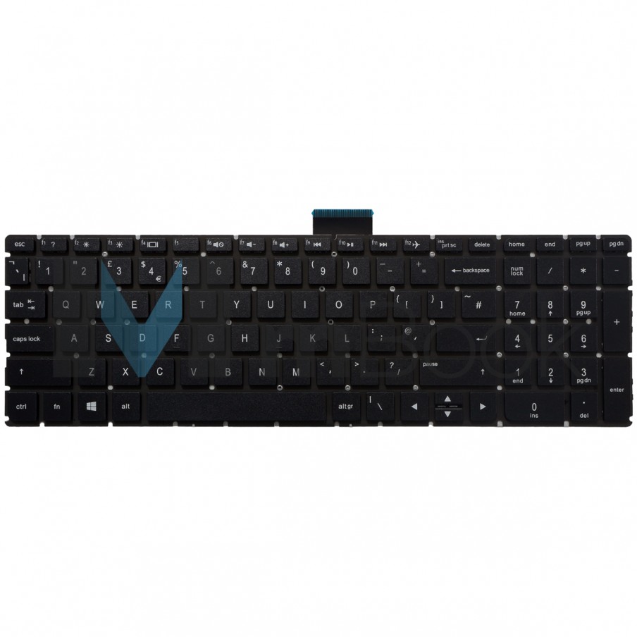 Teclado Pra HP Pavilion 15-AB102NP 15-AB202TX Layout UK