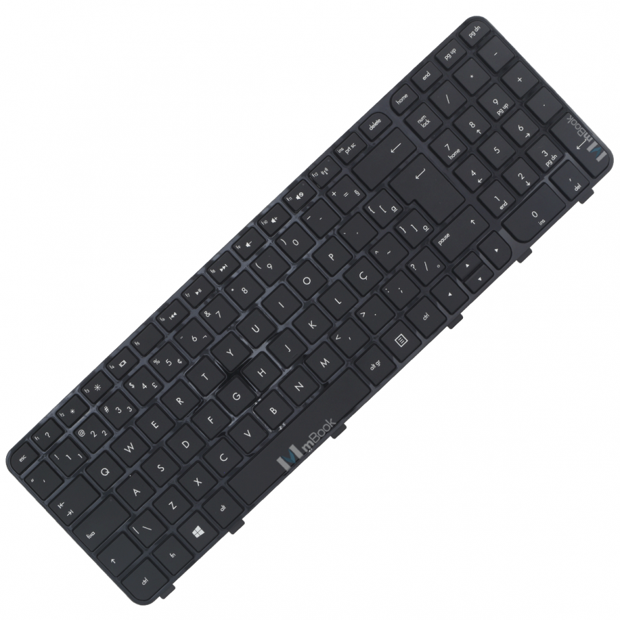 Teclado Hp DV6-7002SM DV6-7002SS DV6-7002ST BR Com Frame