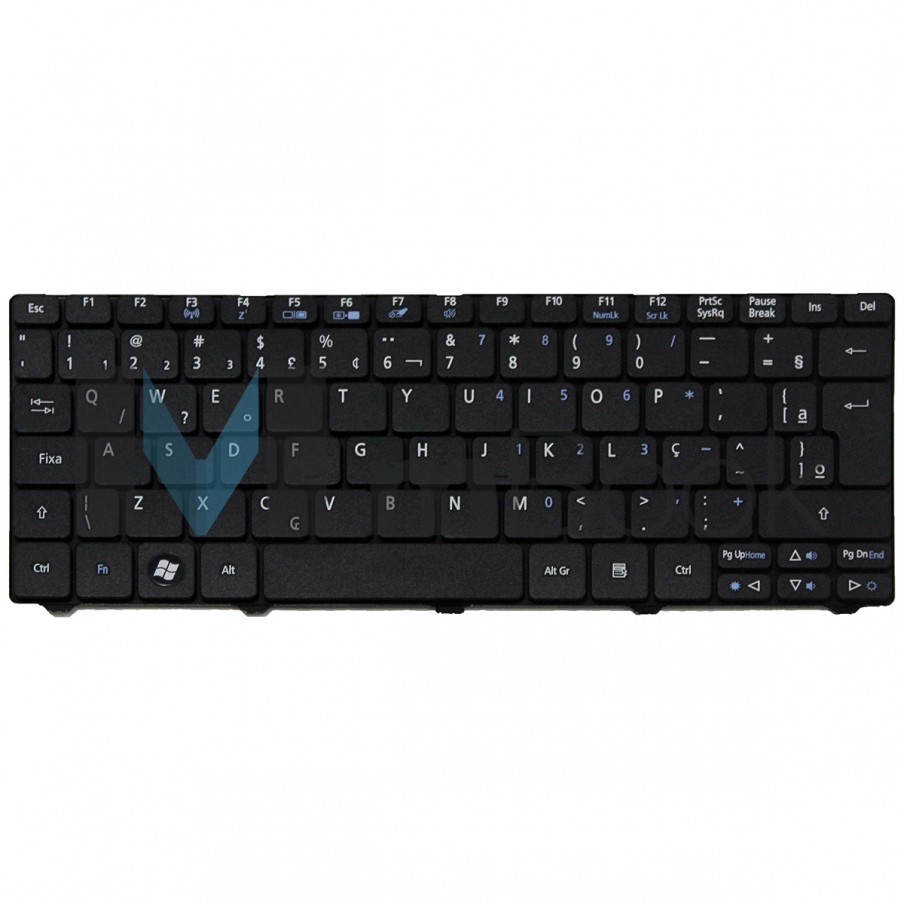 Teclado para Acer Aspire One compatível com Aezh9600110