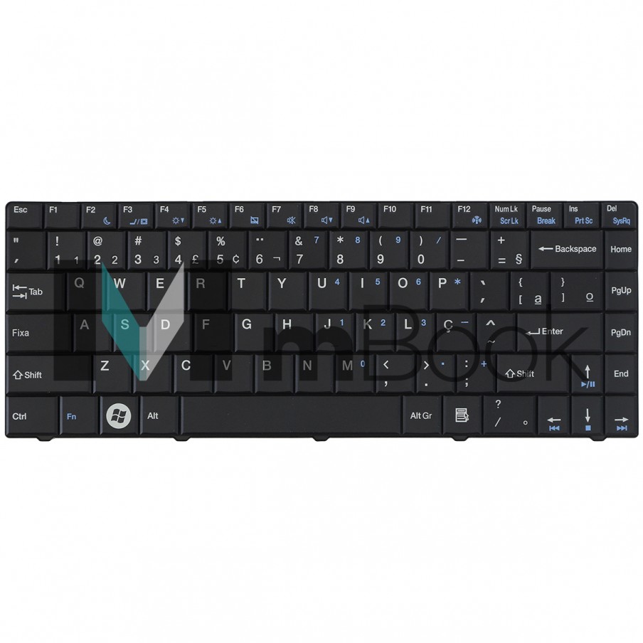 Teclado Semp Toshiba As 1301 As1301 Sti As1301 Novo