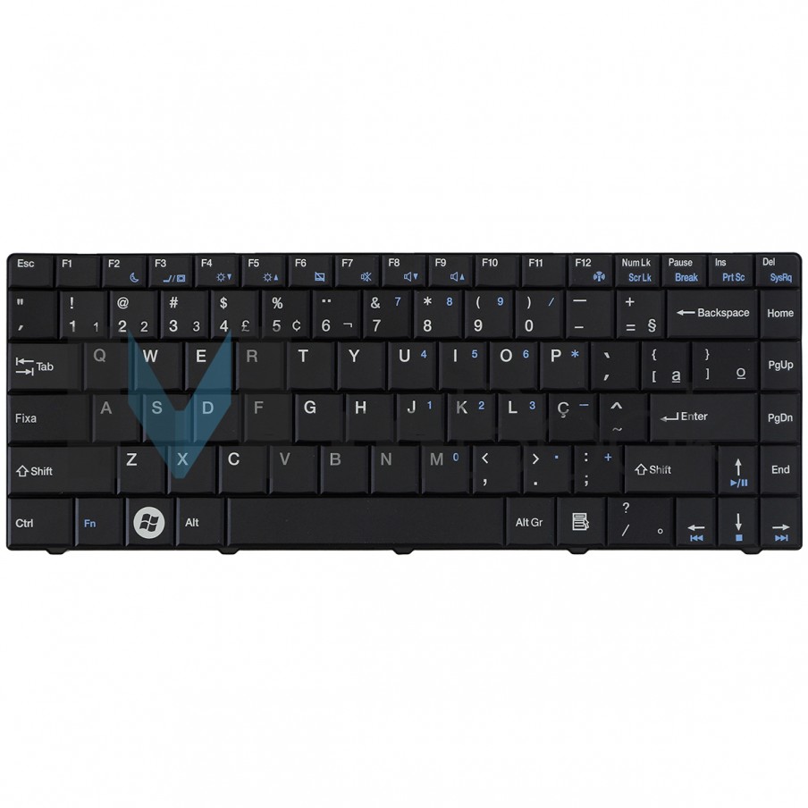 Teclado Semp Toshiba As 1301 As1301 Sti As1301 Novo