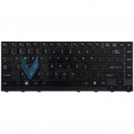 Teclado pra Toshiba Satellite m645 Layout US Com Led