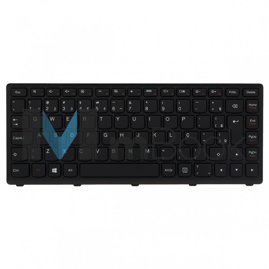 Teclado para Lenovo 9z.n7gsc.61b 9z.n7gsc.q1b Preto