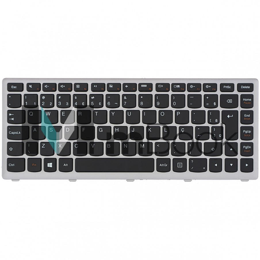 Teclado para Lenovo Ideapad S400 Com Ç - 25208669 Novo