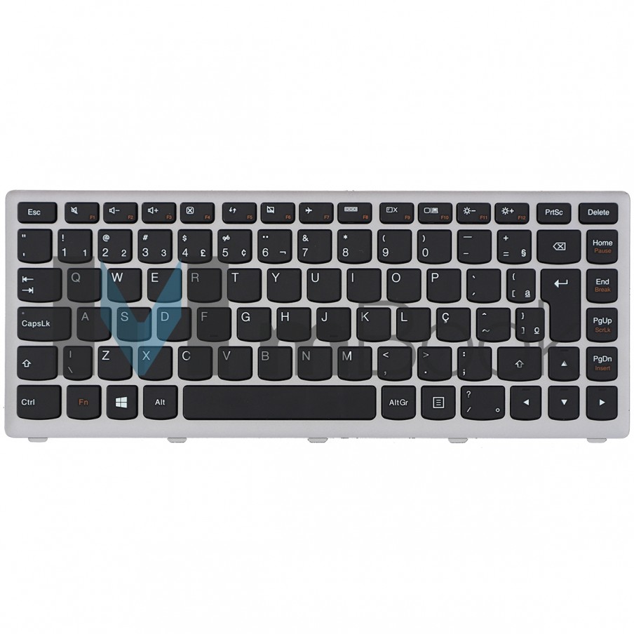 Teclado para Lenovo Ideapad S400 Com Ç - 25208669 Novo