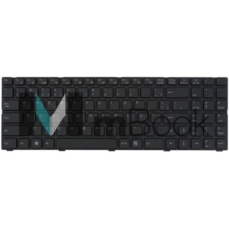 Teclado para notebook compatível com PN MP-09R66PA-920W