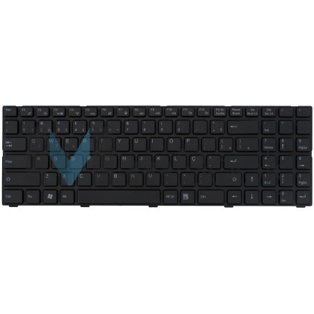 Teclado para notebook compatível com PN MP-09R66PA-920W