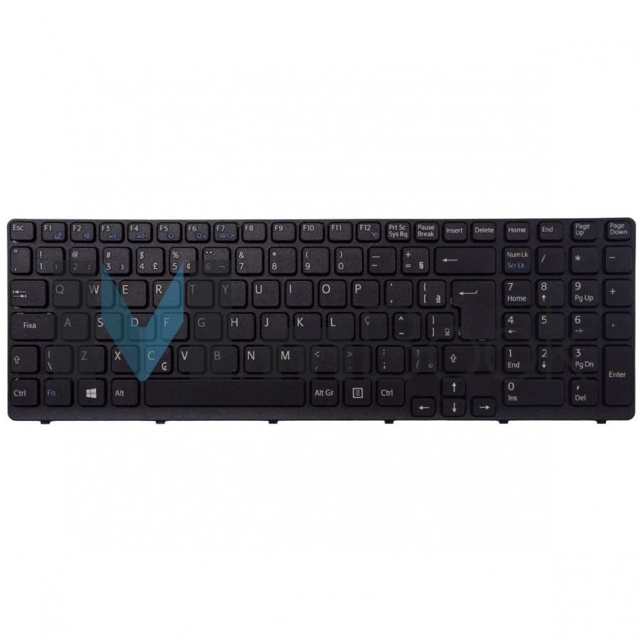 Teclado P/ Sony Vaio Sve1512y1e Sve1512z1e Sve1513a1e