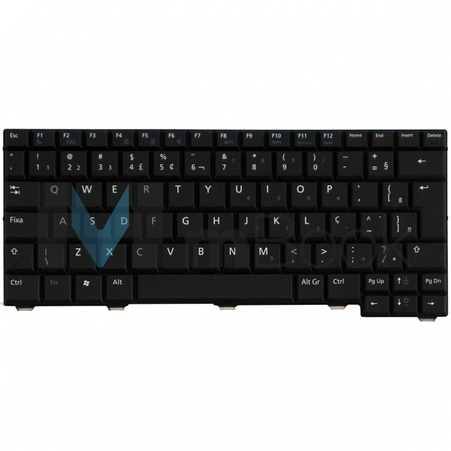 Teclado Dell Latitude 2100 0u431p Br Com Ç