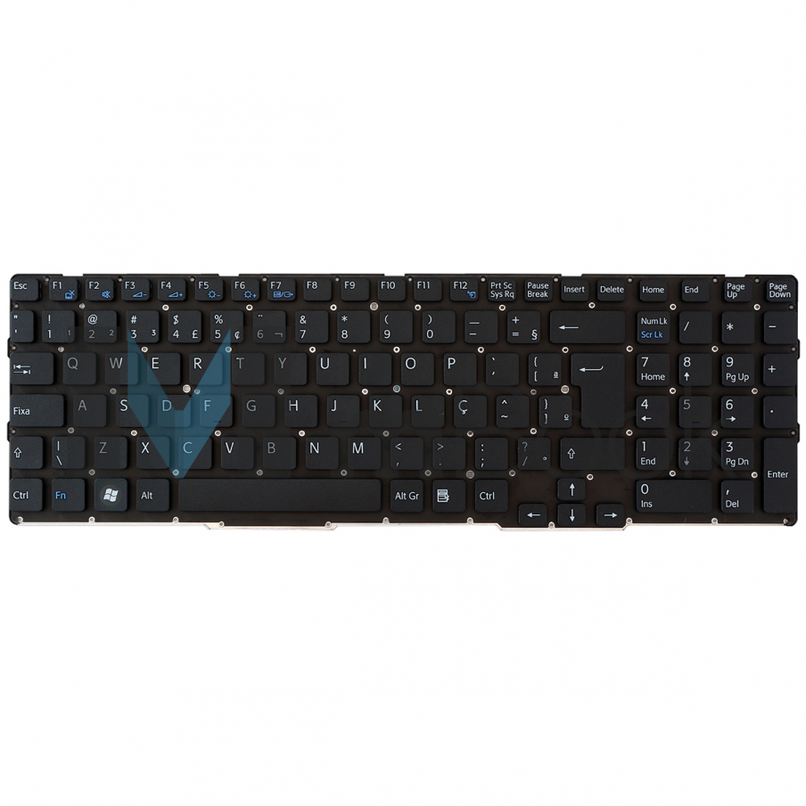 Teclado P/ Sony Vaio Sve15137cxw Sve15138cxs Sve15138cxw Br