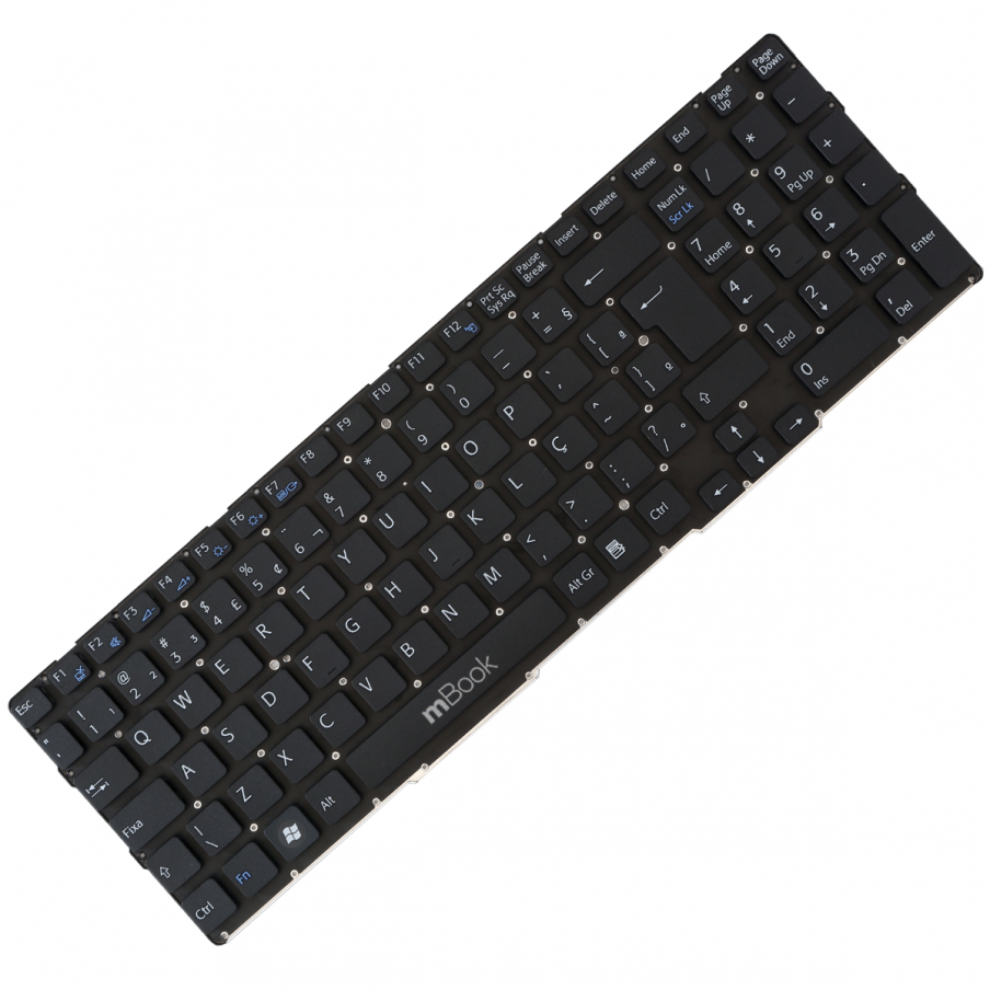 Teclado P/ Sony Vaio Sve1513mcxb Sve1513mcxs Sve1513mcxw Br