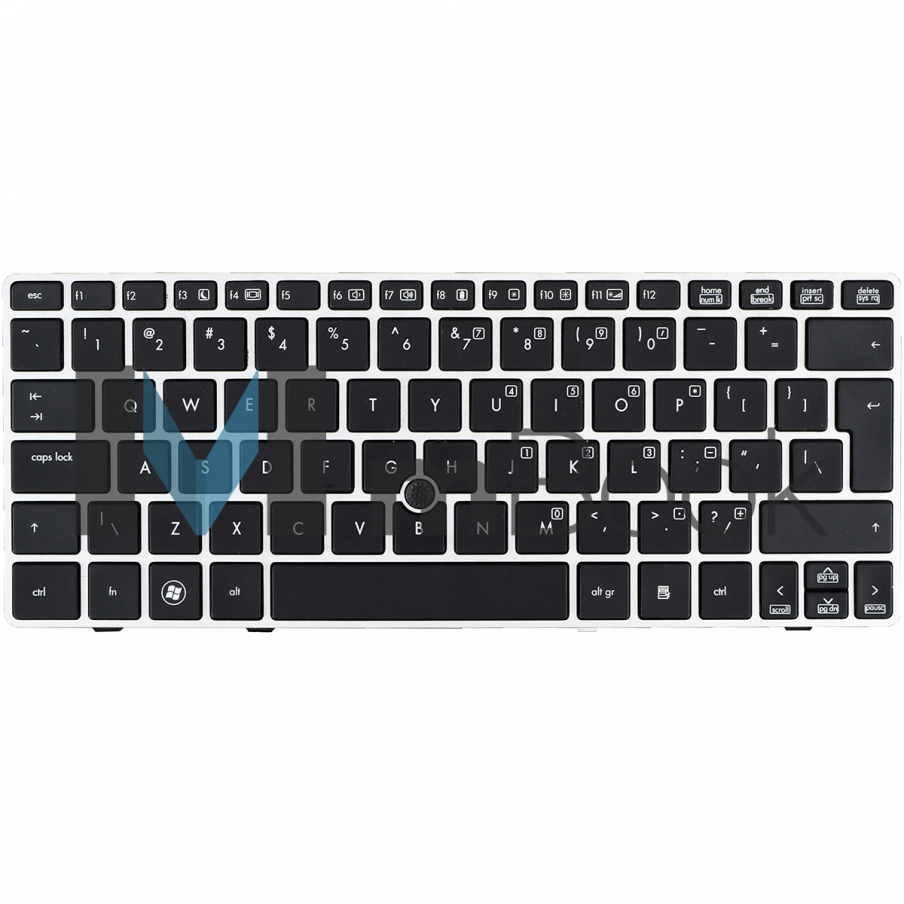 Teclado Hp Elitebook 651390-d61 6037b0065317 Us Frame Prata