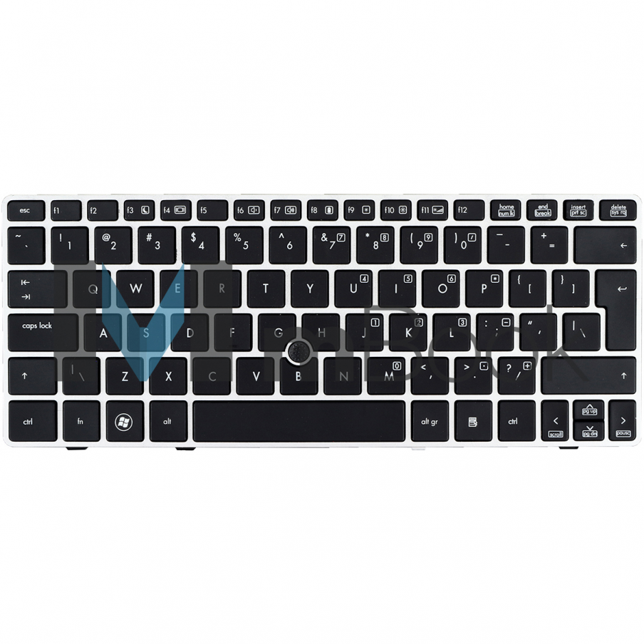 Teclado Hp Elitebook 651390-d61 6037b0065317 Us Frame Prata