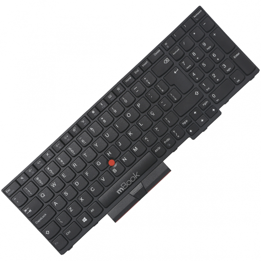 Teclado para Lenovo ThinkPad E590 Type 20NB Layout BR