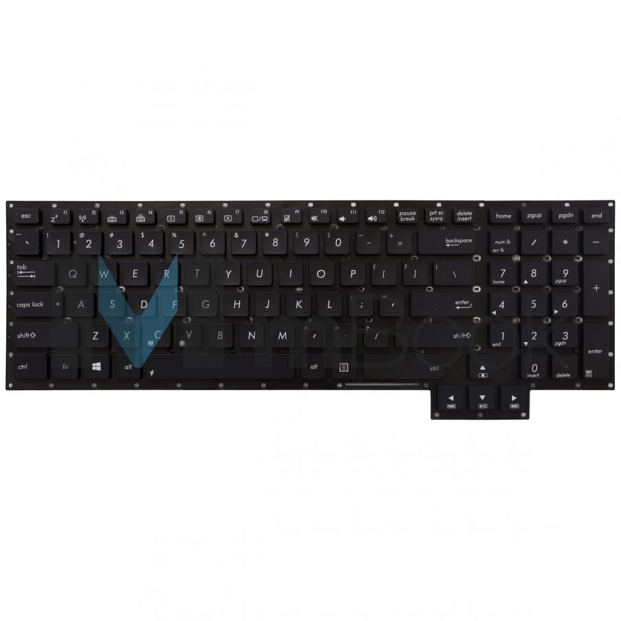 Teclado para Asus compatível comMP-12R33USJ528W Layout US