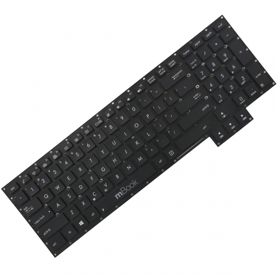 Teclado para Asus compatível comMP-12R33USJ528W Layout US