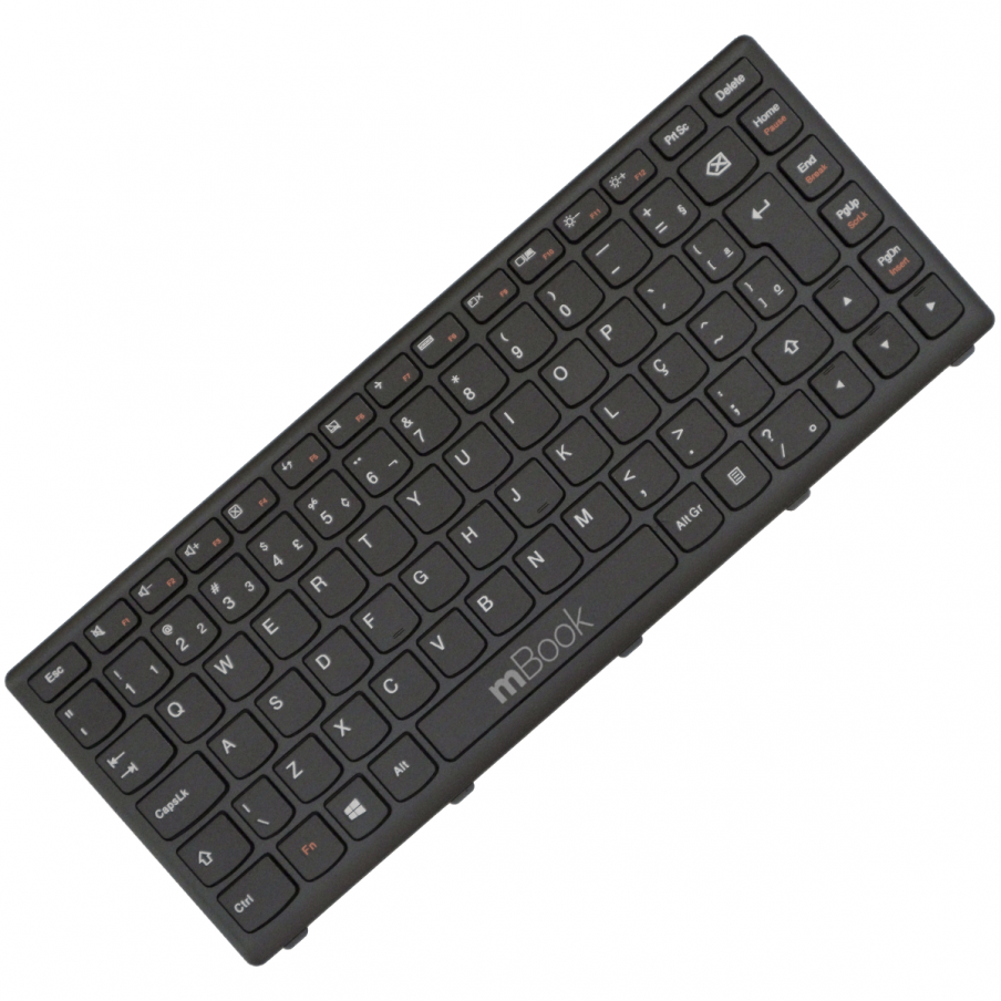 Teclado para Lenovo Ideapad Mp-12j33usj686 Moldura Preta