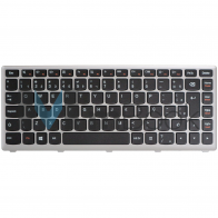 Teclado para Lenovo Ideapad P400 Series Novo Moldura Cinza