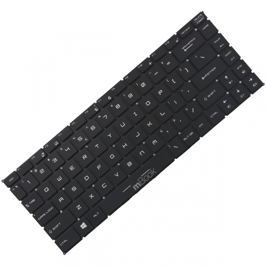 Teclado para MSI 9z.nk1bn.c1d Preto US LED