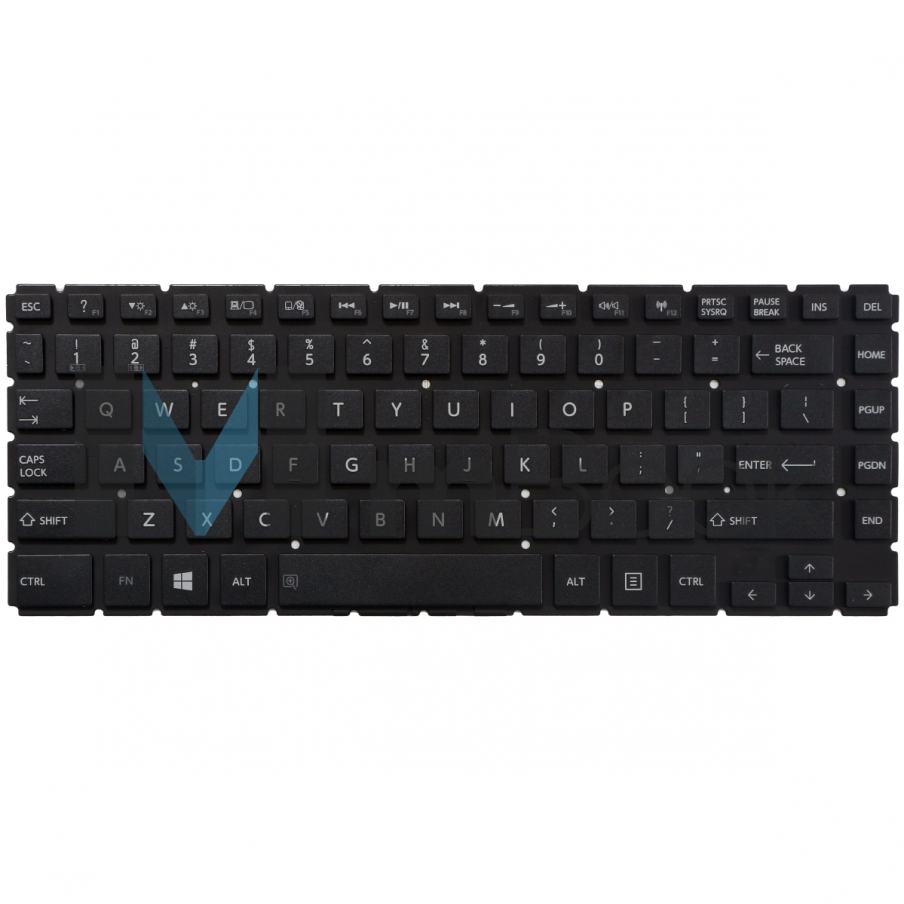 Teclado para Toshiba 6037B0096202 Preto US sem LED