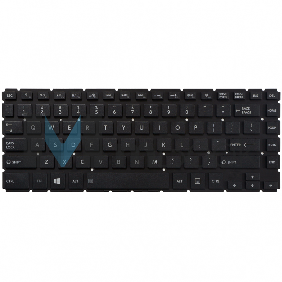 Teclado para Toshiba 6037B0096202 Preto US sem LED