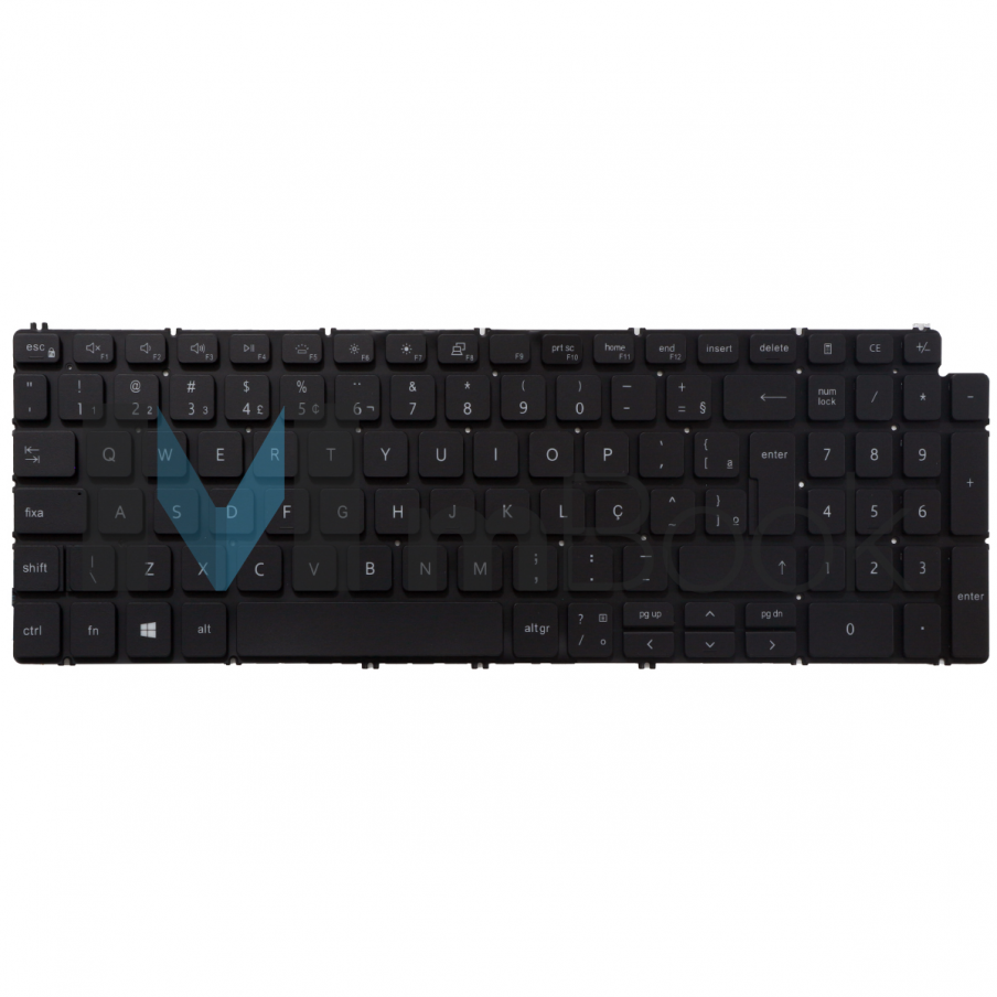 Teclado para note Dell Inspiron 15 3502 Layout PO Com LED