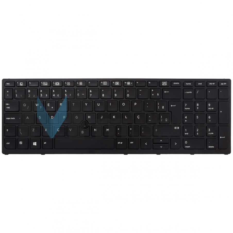 Teclado Para Notebook Hp Zbook 17 G3, 17 G4 Layout BR