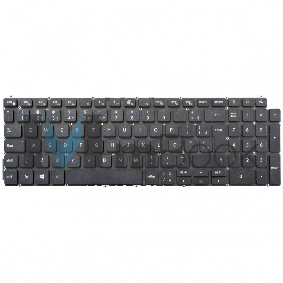 Teclado para Dell 490.0GE07.0L1D Layout PO