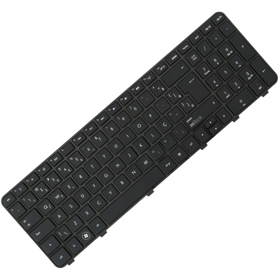 Teclado P/ Notebook Hp Pavilion Dv6-6000 Com Frame Abnt (ç)