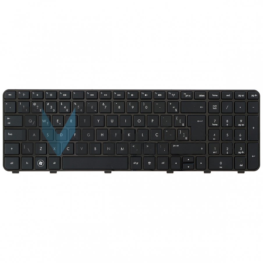 Teclado Com Frame P Hp Pavilion Dv6-6000 Dv6-6090 Dv6-6100 Ç