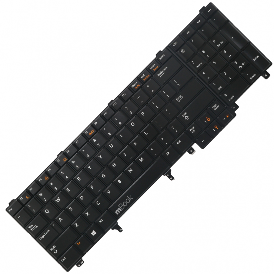 Teclado para Dell 07T425 Layout US Com LED