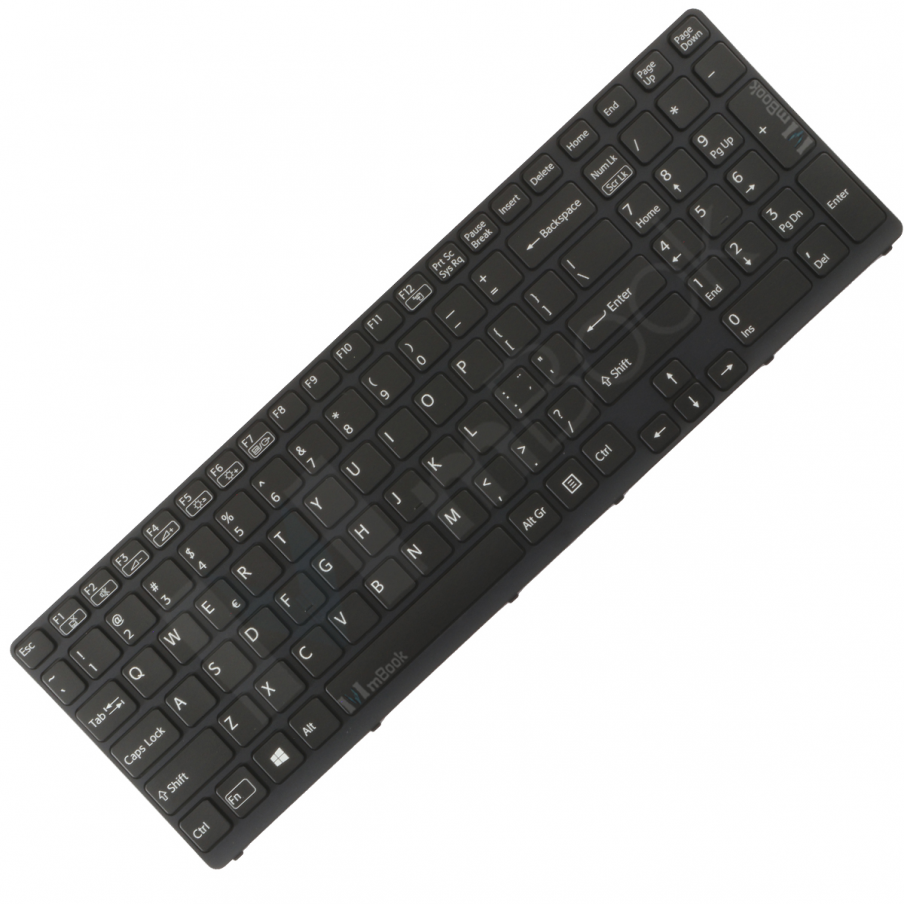 Teclado para Sony VAIO SVE1711V1RB SVE1713F1EB Layout US