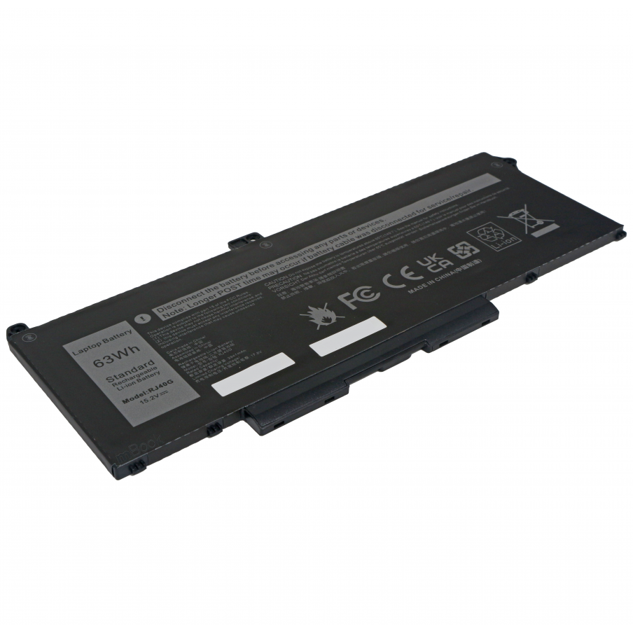 Bateria para Dell compatível com PN WY9DX 0WK3F1 63Wh