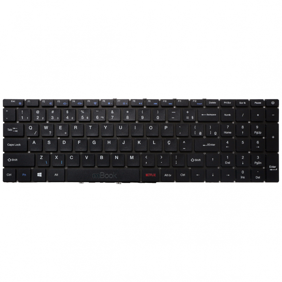 Teclado Para Compaq Presario Cq29 Cq-29 X317L BR Ç Netflix