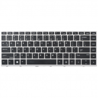 Teclado p/ HP compatível com Hp Probook 640 G4 Us Mold Prata