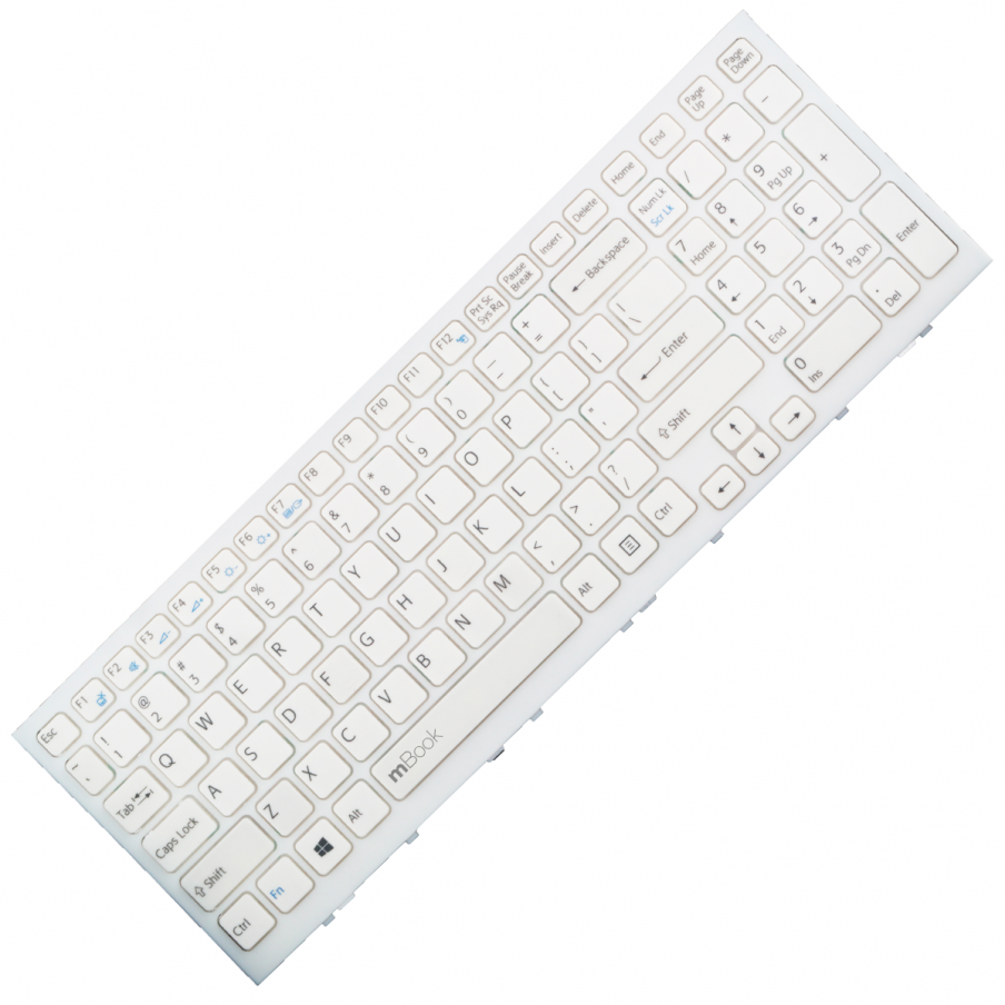 Teclado Sony Vaio VPC-EL17FX/W VPC-EL22FX VPC-EL22FX/B White