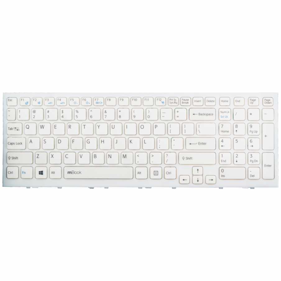 Teclado Sony Vaio VPC-EL17FX/W VPC-EL22FX VPC-EL22FX/B White