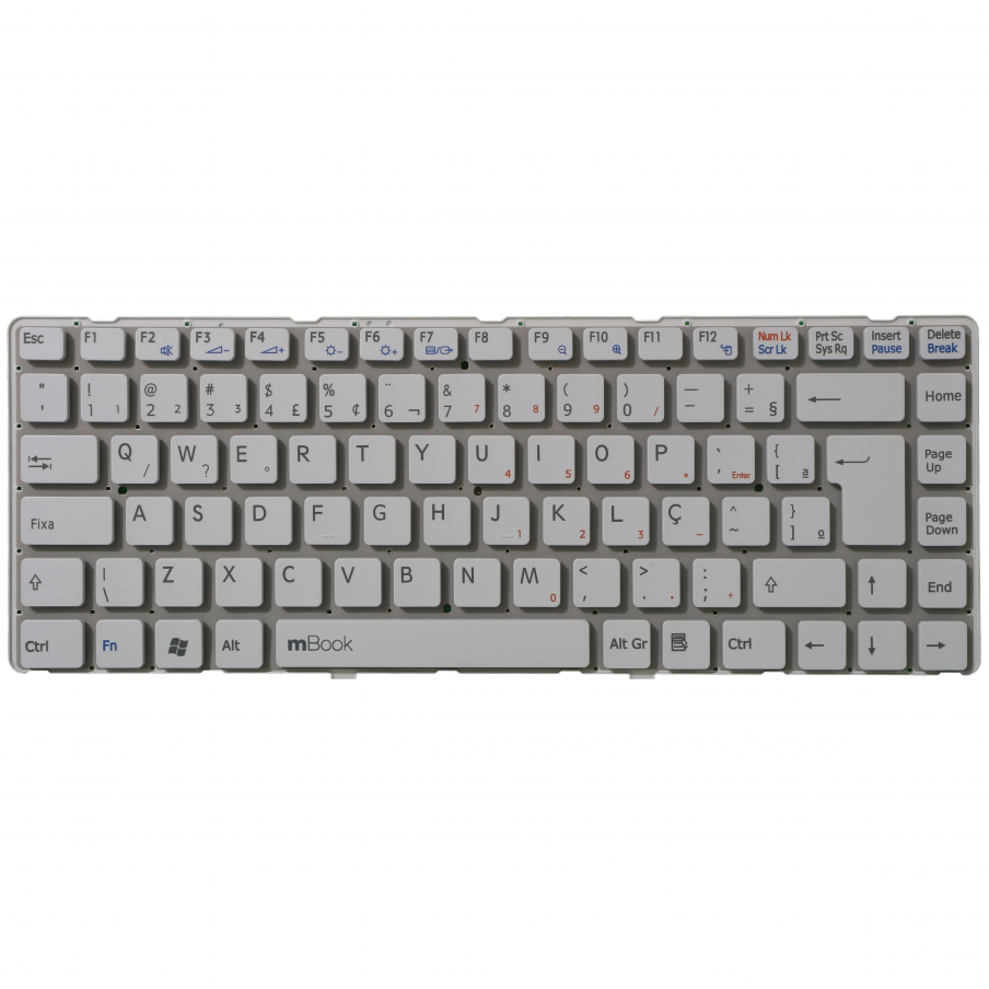 Teclado Sony Vaio Vgn-nw Vgn Nw Nsk-s8a1b 148738621 Branco