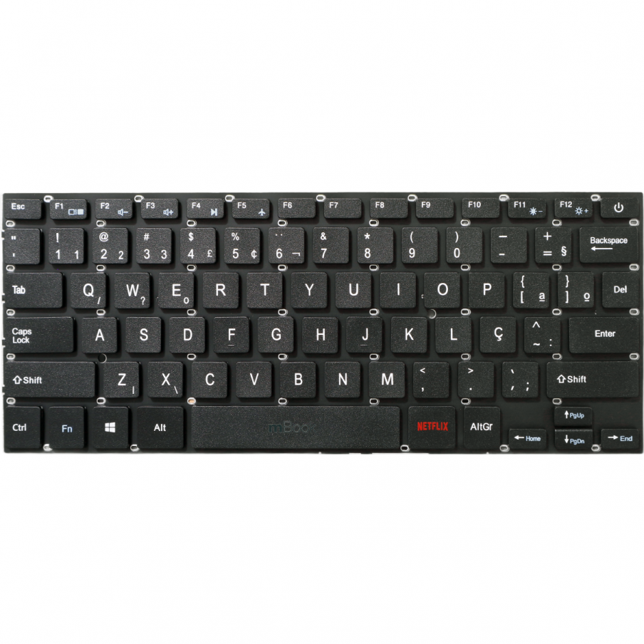 Teclado Para Multilaser Legacy Pc134 Wifi F5