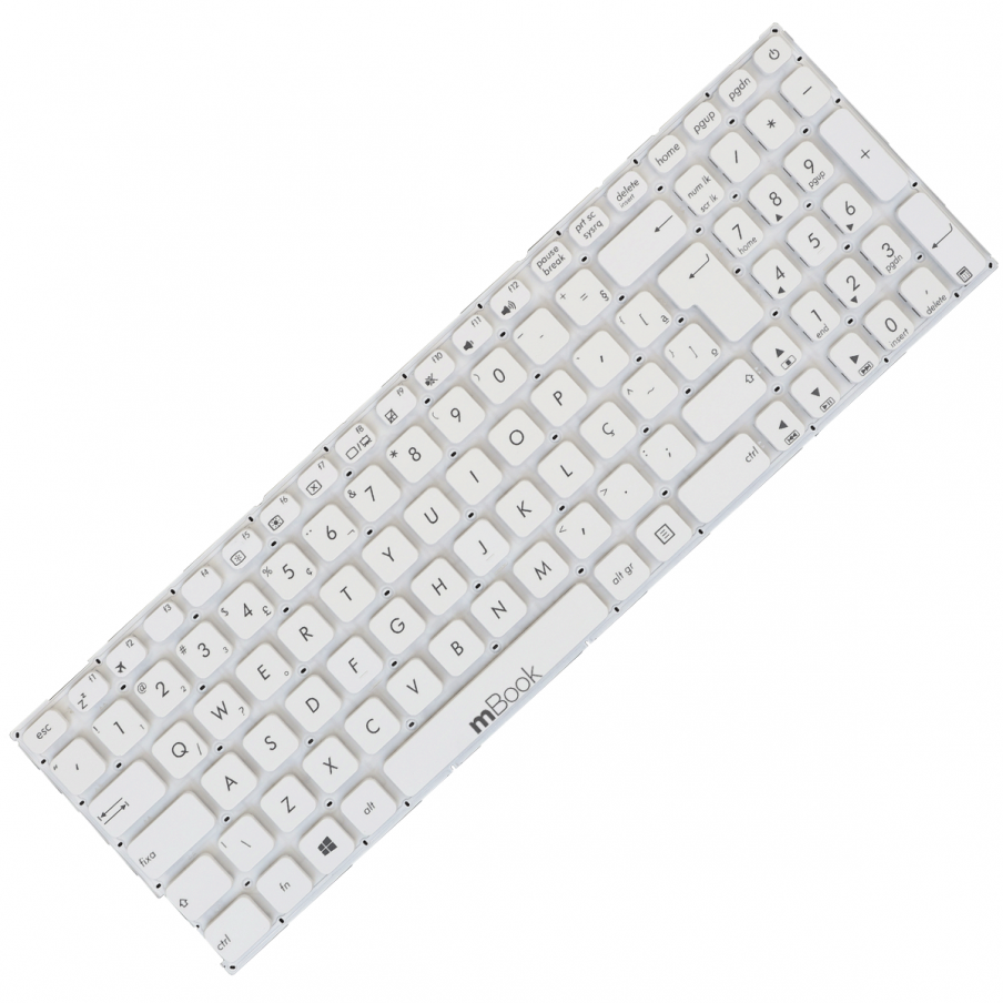 Teclado para Asus X541 R541ua-rb51 X541la X541lj Branco