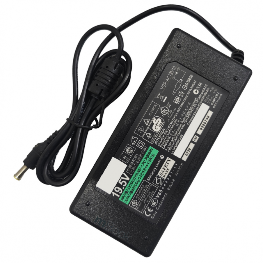 Fonte Carregador Para Sony Vaio Vgnar61s-2 Vgn-ar61s-2 Segunda