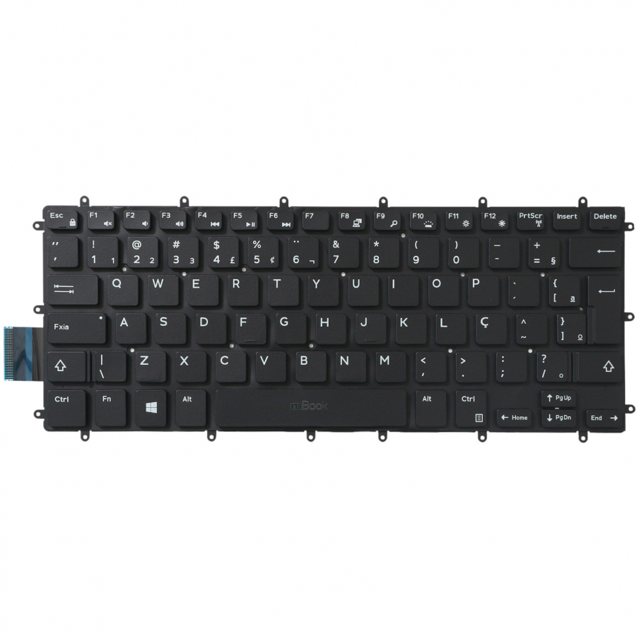 Teclado pra Dell Inspiron Sg-84400-40a BR Sem LED