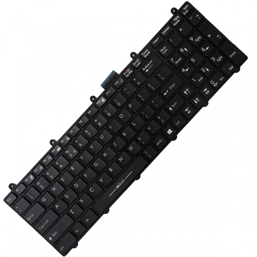 Teclado para notebook MSI GP60 2OD-070US Com LEDs RGB