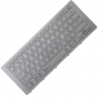 Teclado para Sony compatível com AEFI3U000103A Silver US LED